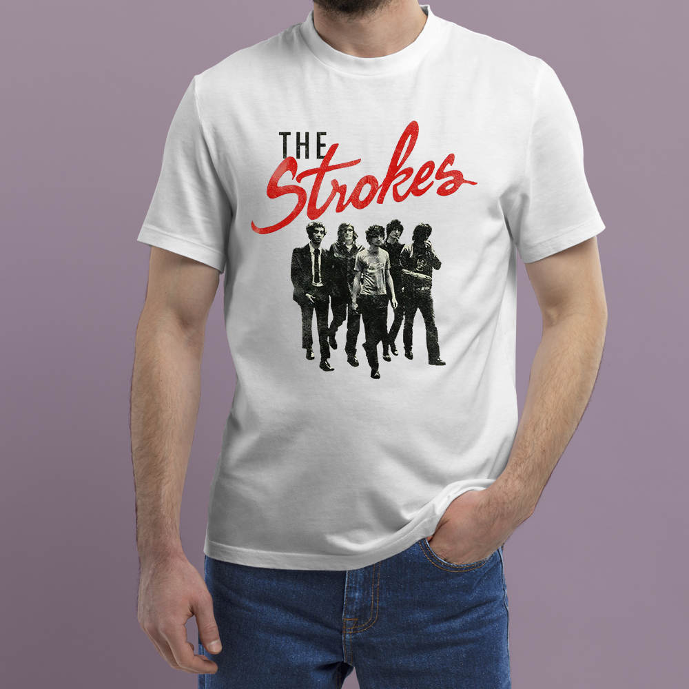 High-Quality The Strokes Rock Band T-Shirt., Easy Match | thestrokesmerch.com
