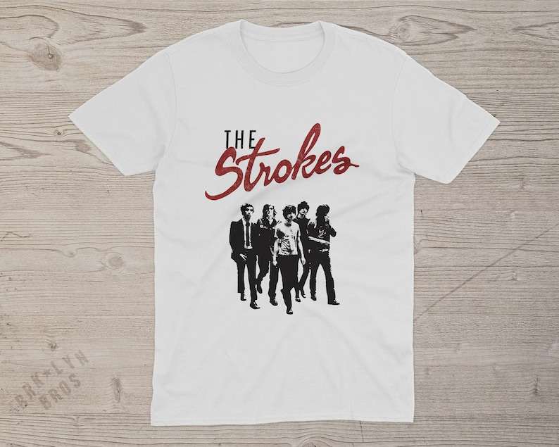 Sherlock Holmes anklageren arbejdsløshed High-Quality The Strokes Retro Rock Band Unisex T-Shirt., Easy to Match |  thestrokesmerch.com