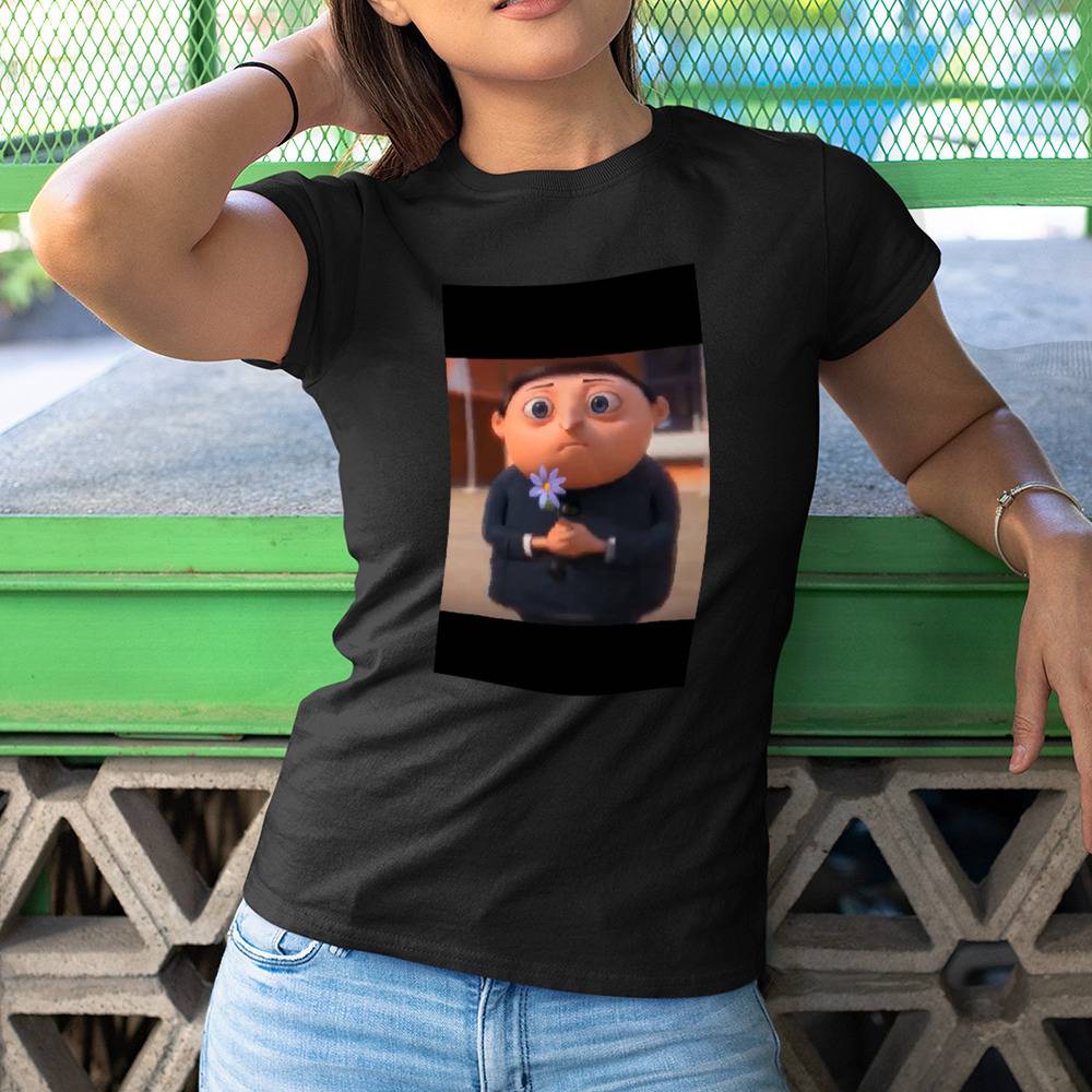 Gru Meme T-shirt Funny Gru Gorl Memes T-shirt Cotton Shirt