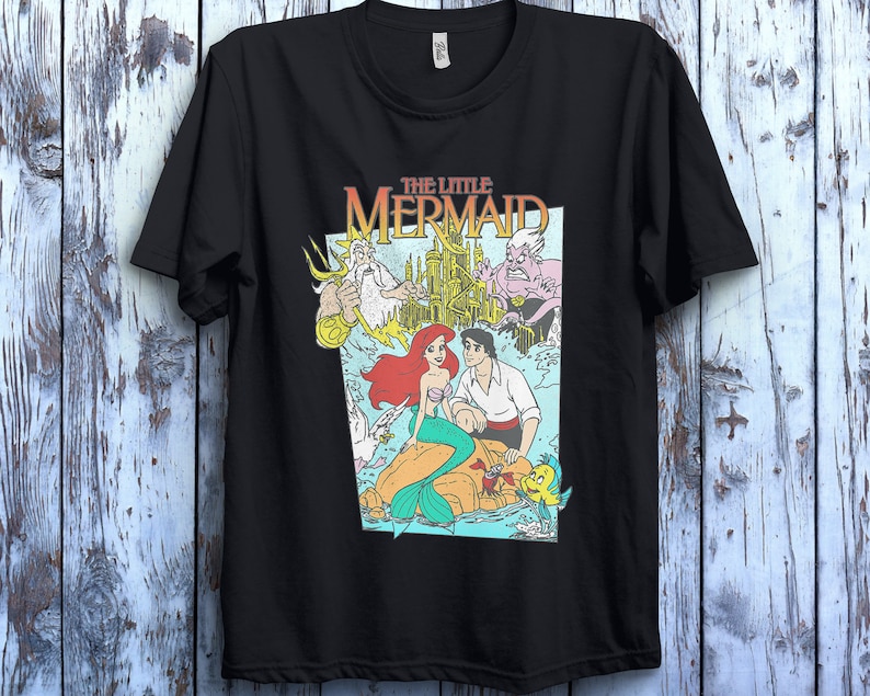 vintage little mermaid shirt
