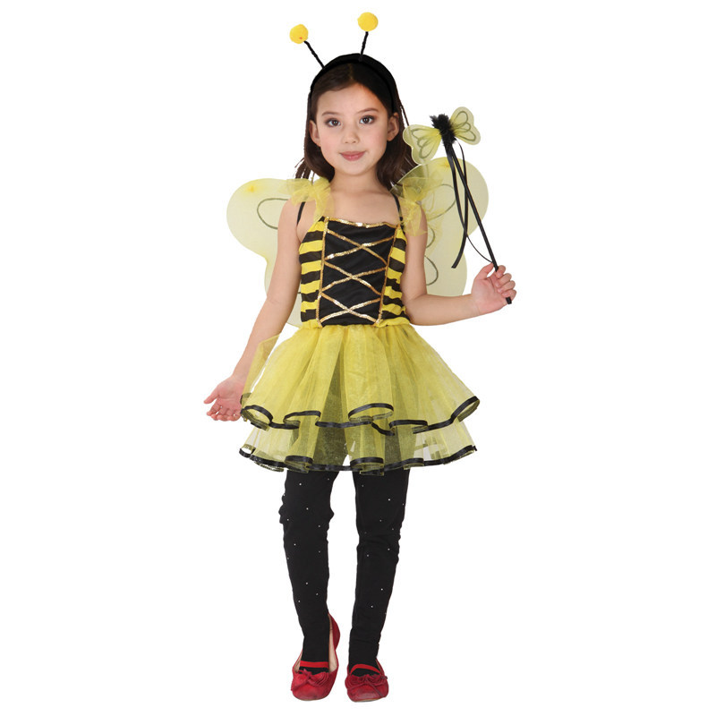 ITSMYCOSTUME Fairy Butterfly Wings Costume Dress Accessory for Girls Kids  Complete Set(Wings,Hairband,Stick) Kids Fancy Dress Costume