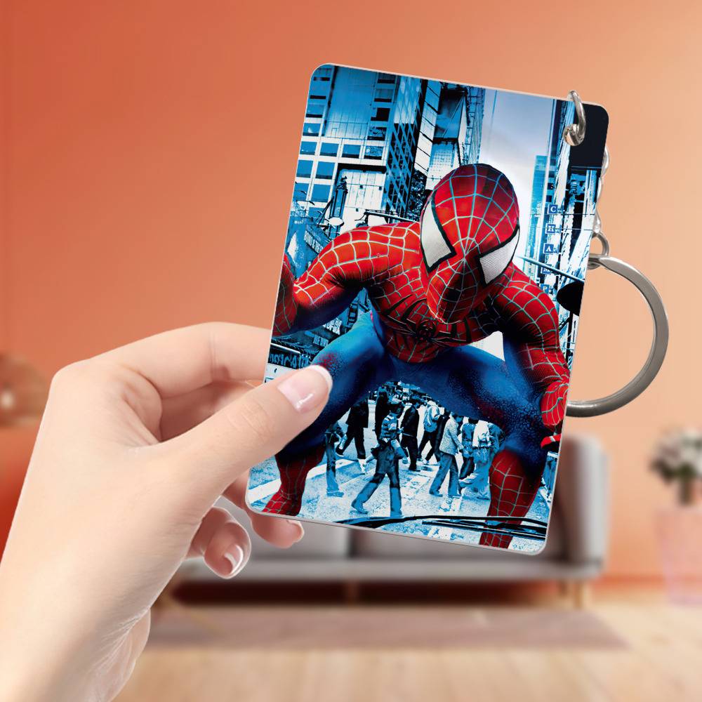 Spider-Man Acrylic Keychain Peter Parker SPHC2688 : : Toys