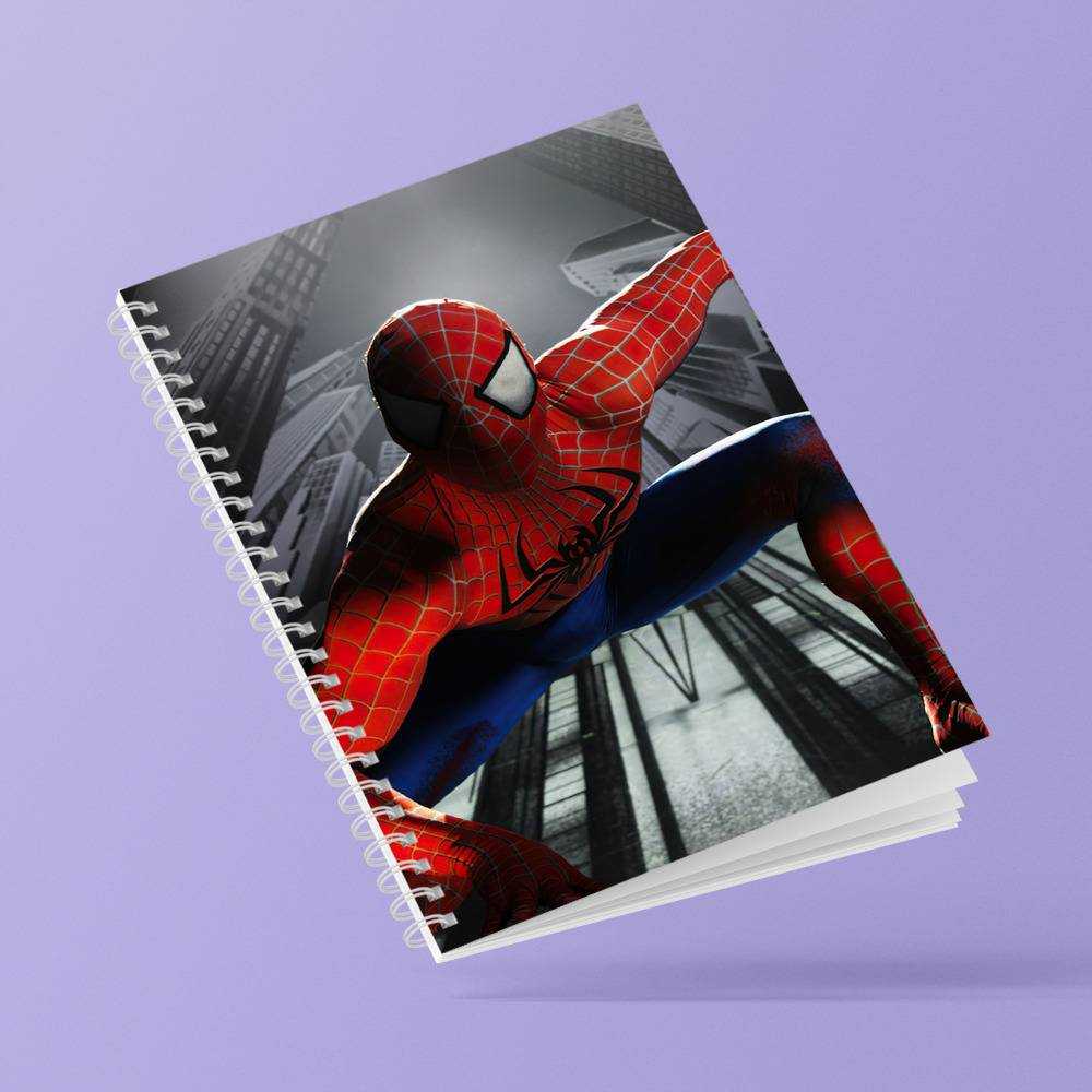 Spider-Man: SPIDER-MAN Notebook : Notebook, Organize Notes, Ideas, Follow  Up, Project Management, 6 x 9 (15.24 x 22.86 cm) - 110 Pages - Durable
