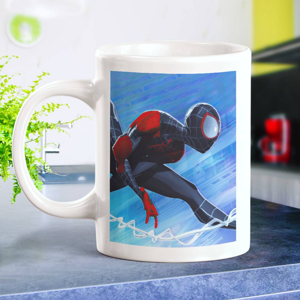 Spider-man Skateboarding Coffee Mug, Skateboard Mug, Spiderman Mug