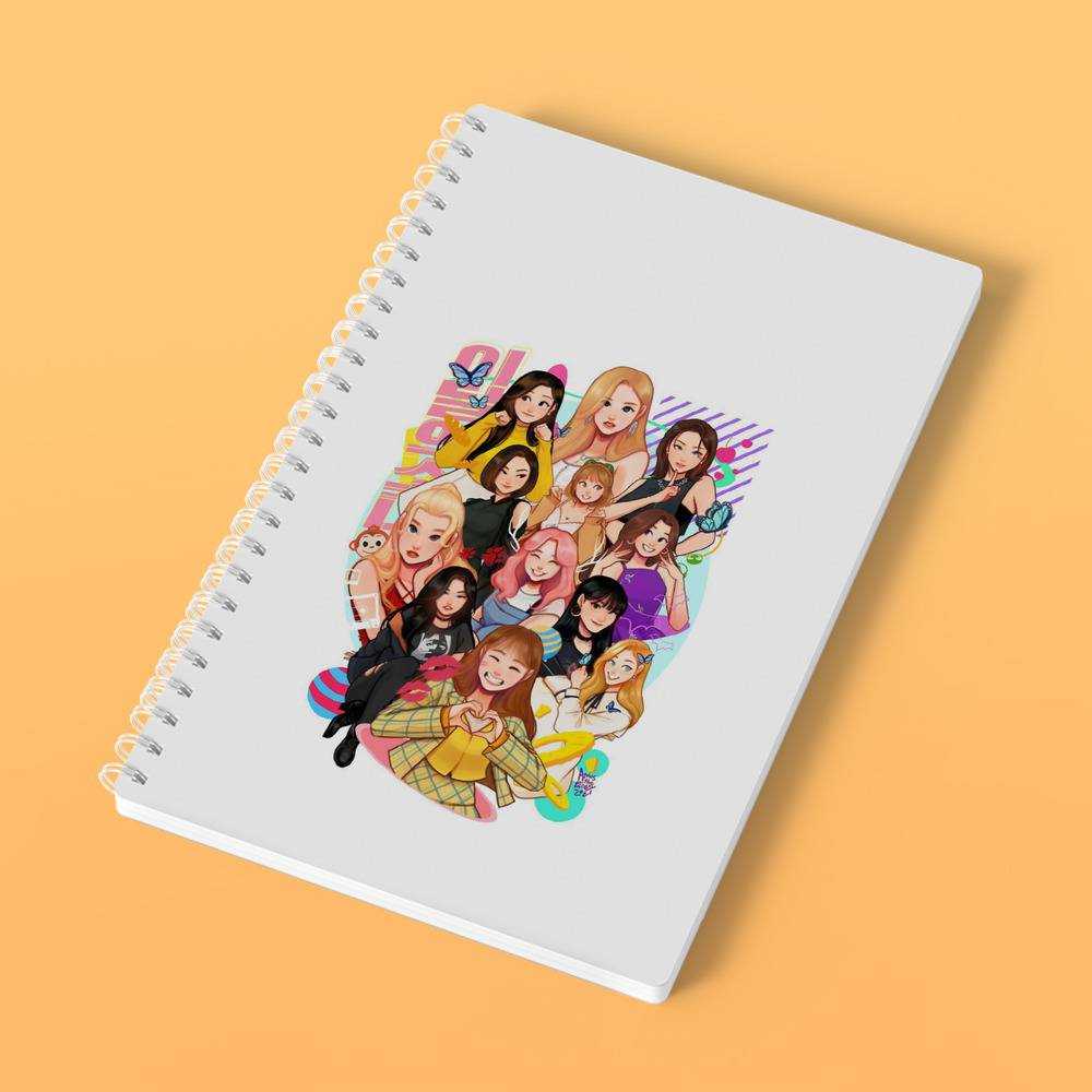 Blackpink Lisa Notebook : k pop black pink funs 100 lined pages notebook /  journal / diary . by 