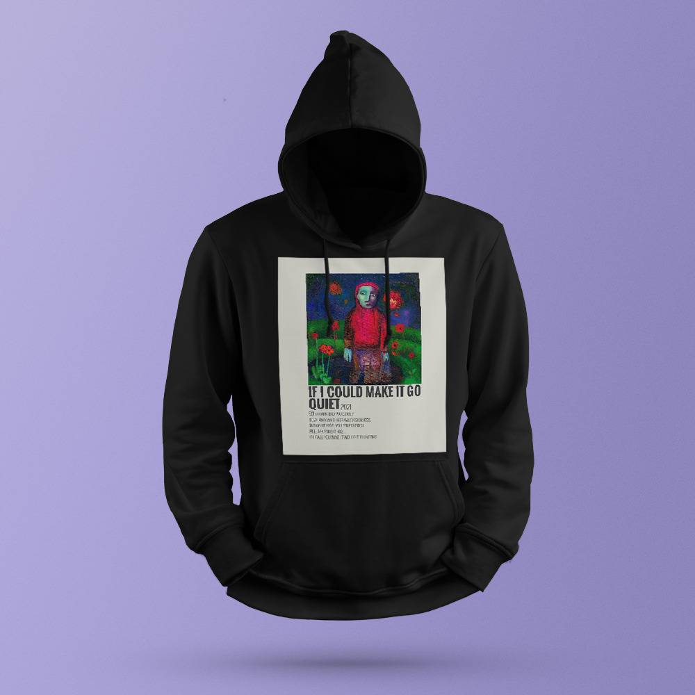 Girl In Red Hoodie If I Could Make It Go Quiet Album Hoodie 