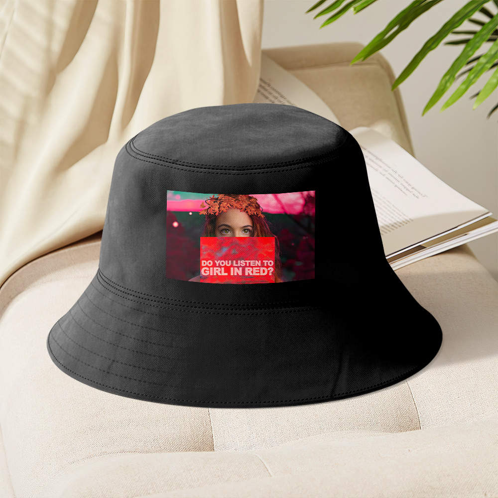 Girl In Red Bucket Hat Unisex Sun Hat Do You Listen To Girl In Red Fisherman  Hat