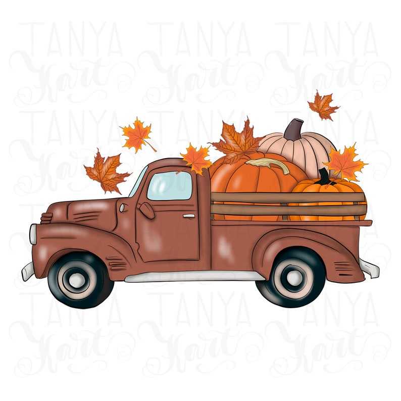 Fall Truck Svg