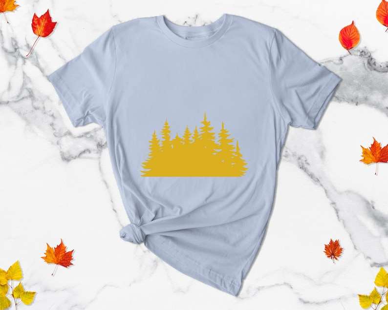 Forest Tree Svg Outdoor Camping, Forest Cut Files For Cricut#3