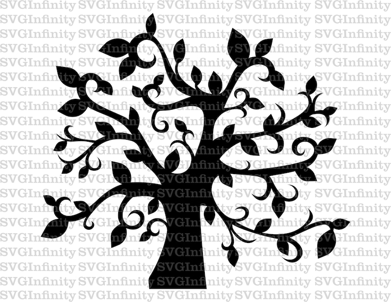 Tree Of Life Svg, Wedding Tree Whimsical Tree Svg