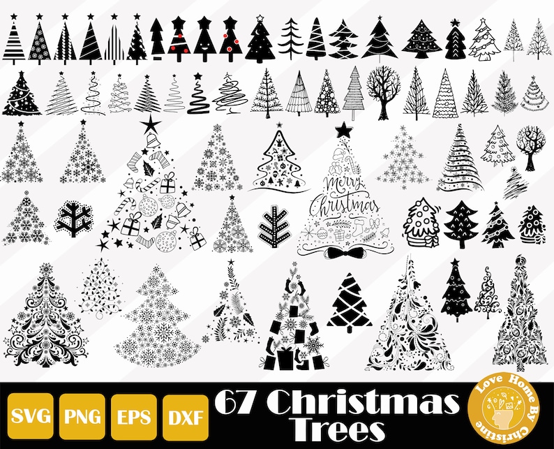 67 Christmas Tree Svg, Christmas Bundle | treesvg.com