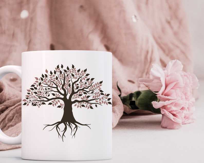 Family Tree Svg, Family Tree With Roots Cutting File Svg#3