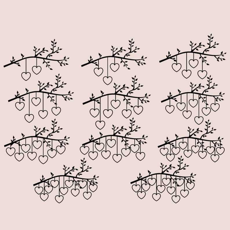 Family Branch Svg 2-12 Members, Family Tree Svg, Family Reunion Png