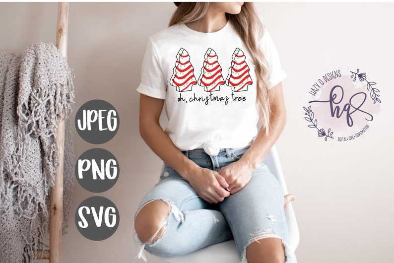 Oh Christmas Tree Little Debbie Christmas Svg