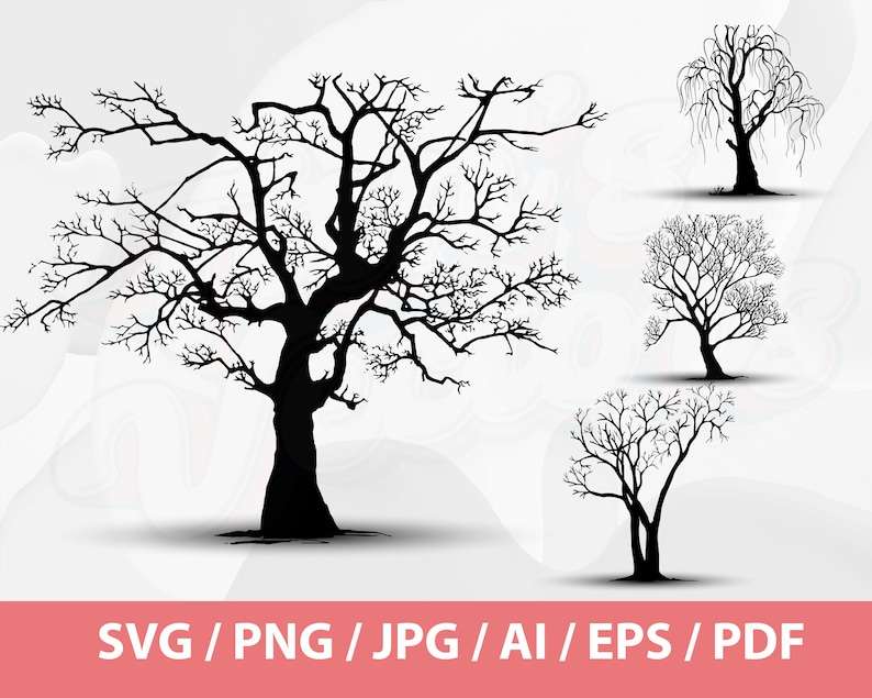 Tree Silhouettes Set#1