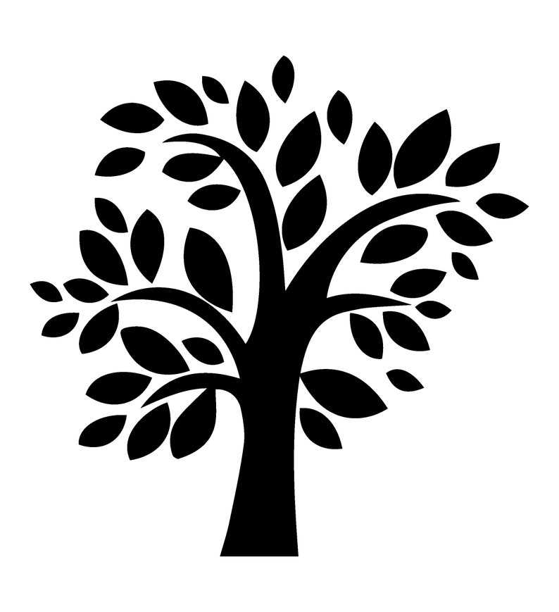 Family Tree Svg, Tree Silhouette Svg, Tree With Roots Svg | treesvg.com