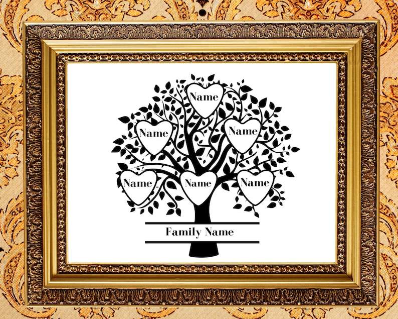 Family Tree Svg Bundle 1-15 Members, Family Reunion Svg#3