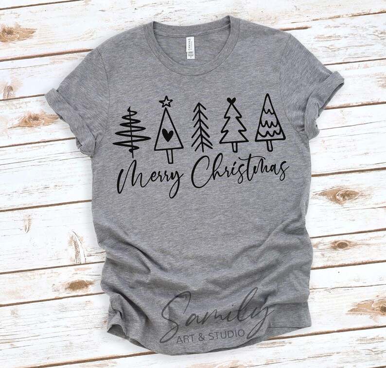 Merry Christmas Tree Svg Free, Christmas Saying Svg#2