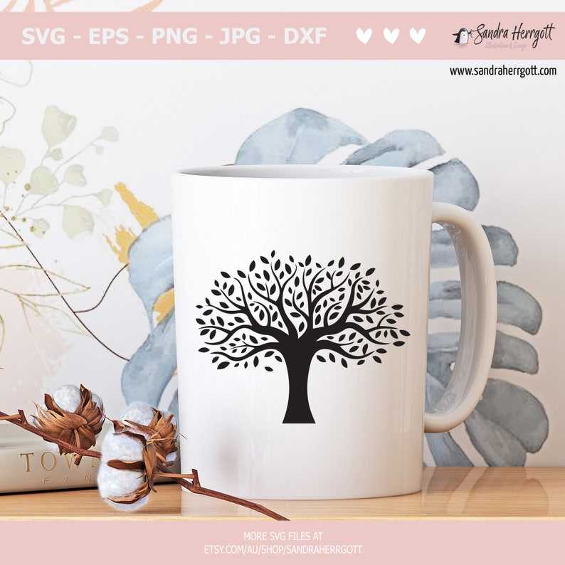 Oak Tree Plotter File Svg 