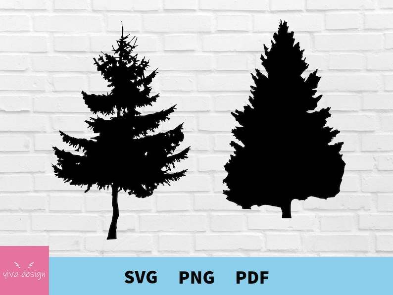Nature Forest Svg, Tree Silhouette Svg#4