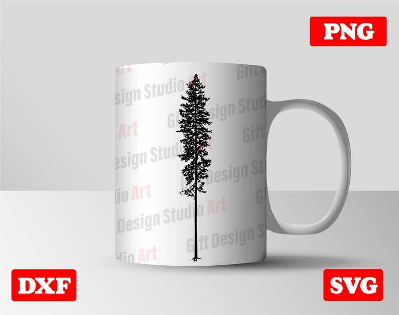 Pine Tree Silhouette Svg Pine Tree Digital Download#2