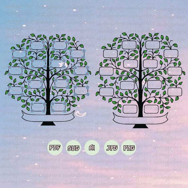 Family Tree Svg Bundle Members, Family Reunion Svg Files 