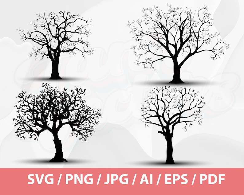 Tree Silhouettes Set#2