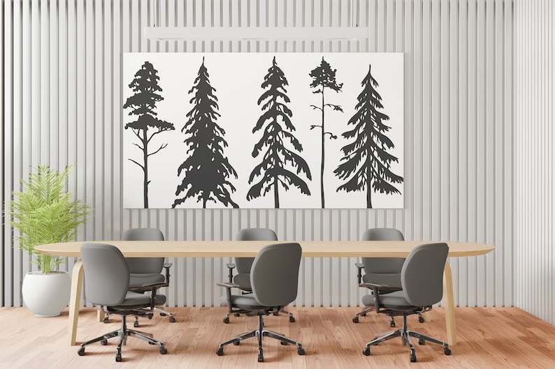 Pine Tree Svg, Christmas Tree Silhouette Svg, Pine Tree Clipart#2