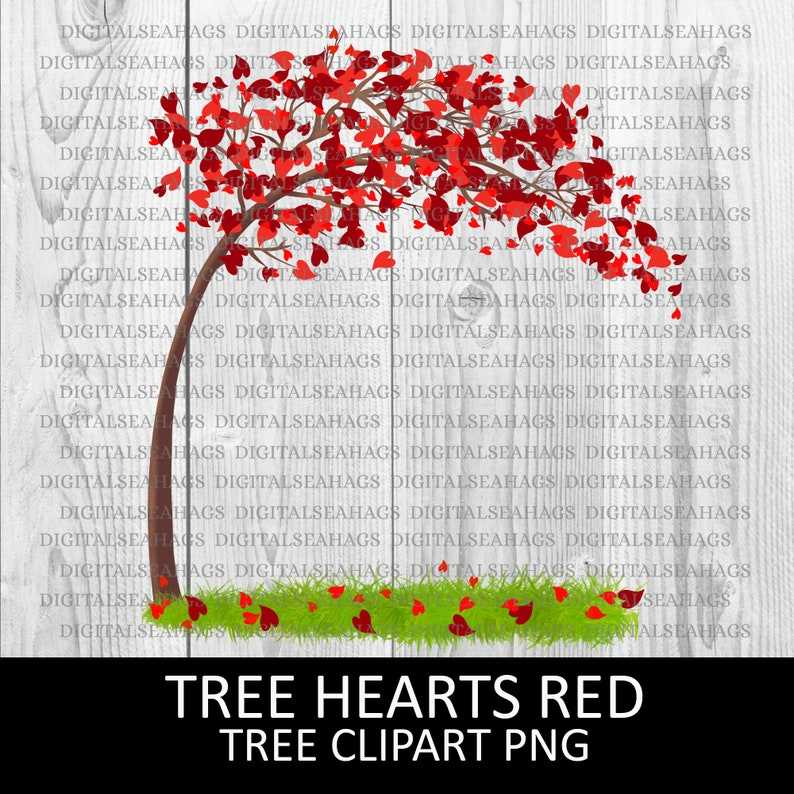 Tree With Hearts Shaped Leaves Png#1