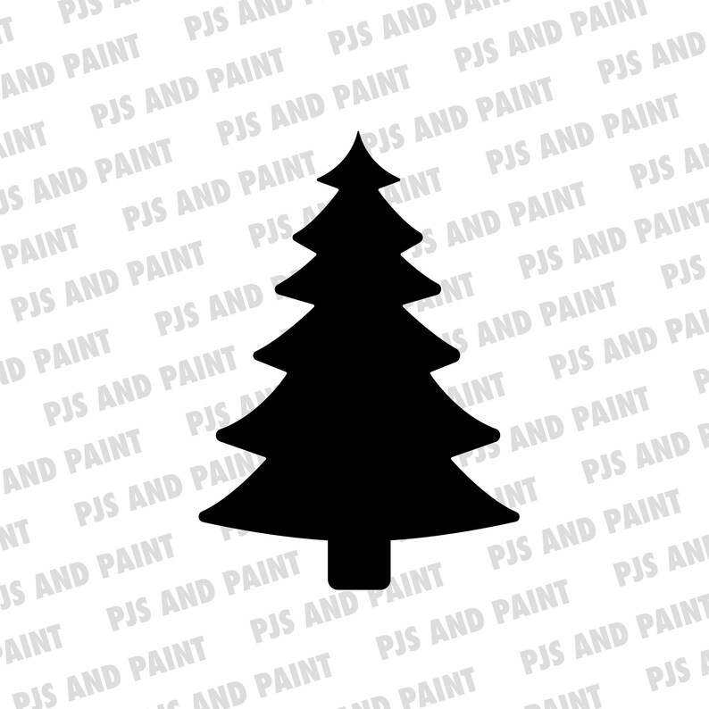 Free Christmas Tree Svg, Christmas Tree Cut File Free