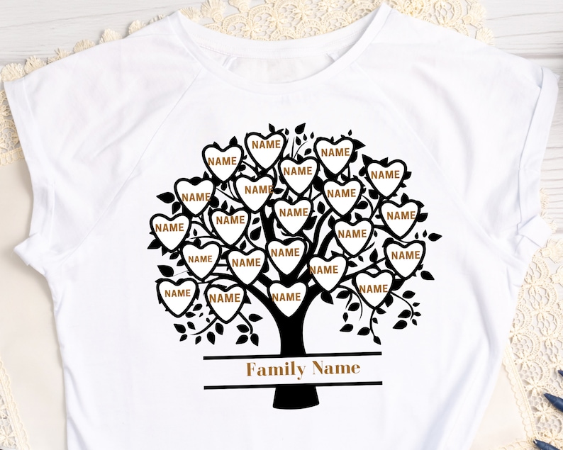 Family Tree Svg 16-30 Members, Family Reunion Png File | treesvg.com