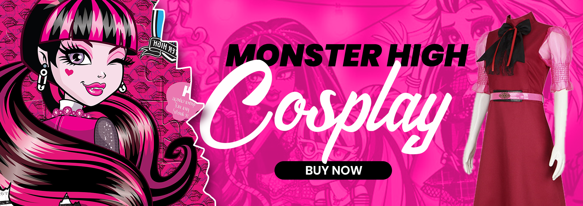 Shop Monster High Original Favorites Clawdeen at Artsy Sister.  Fantasia monster  high, Monster high cosplay, Bonecas monster high