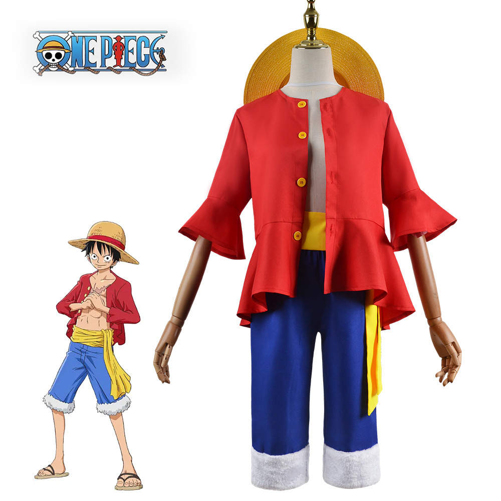 One Piece Onigashima Monkey D Luffy Cosplay Costume