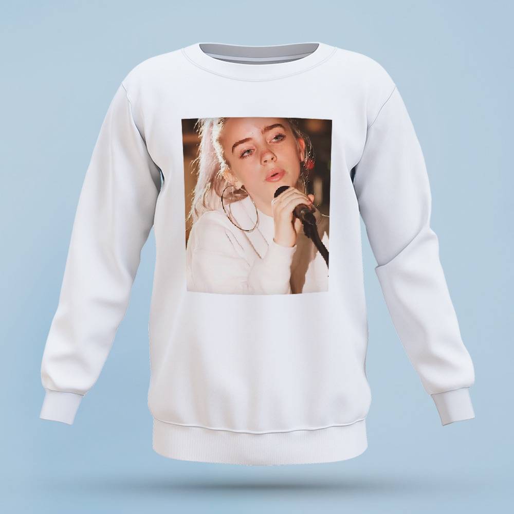 Billie eilish outlet white sweatshirt