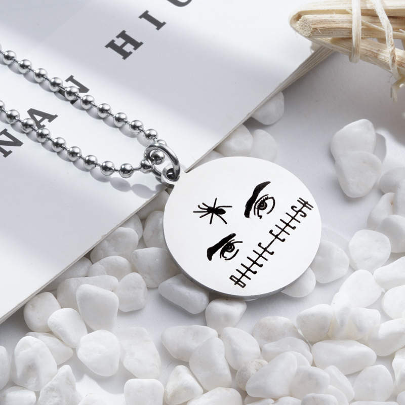 Billie Eilish Logo Stainless Steel Necklace, Billie Eilish Necklace, Billie Eilish Necklaces#6