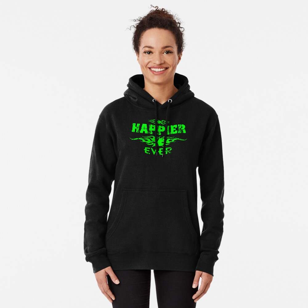 Billie Eilish Hoodie, Happier Than Ever Pullover Black Hoodie#2