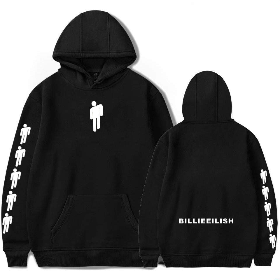 Billie eilish black store hoodie merch