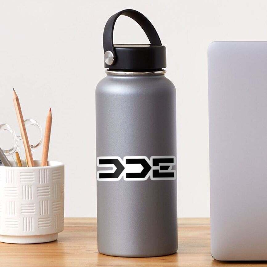 Black DDE Sticker, DDE Sticker#1