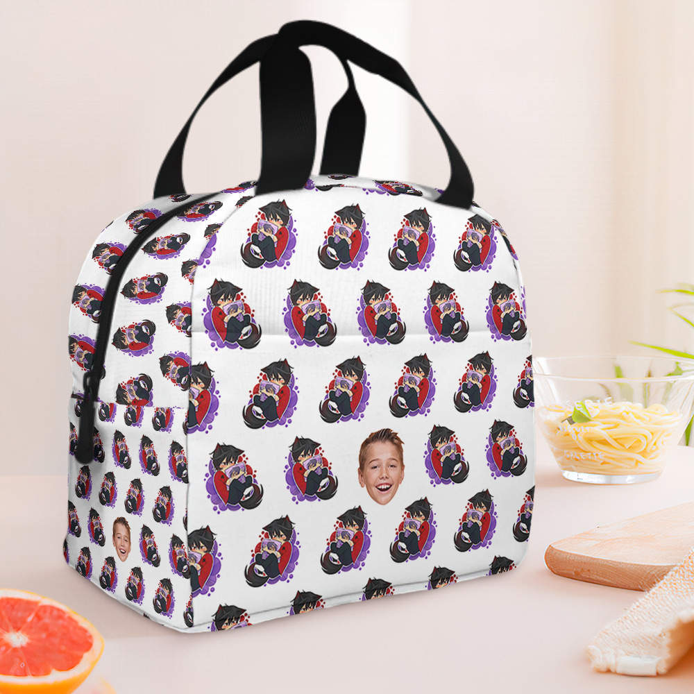 Aphmau Backpack with Lunch Box Aphmau Aaron Heat Insulated