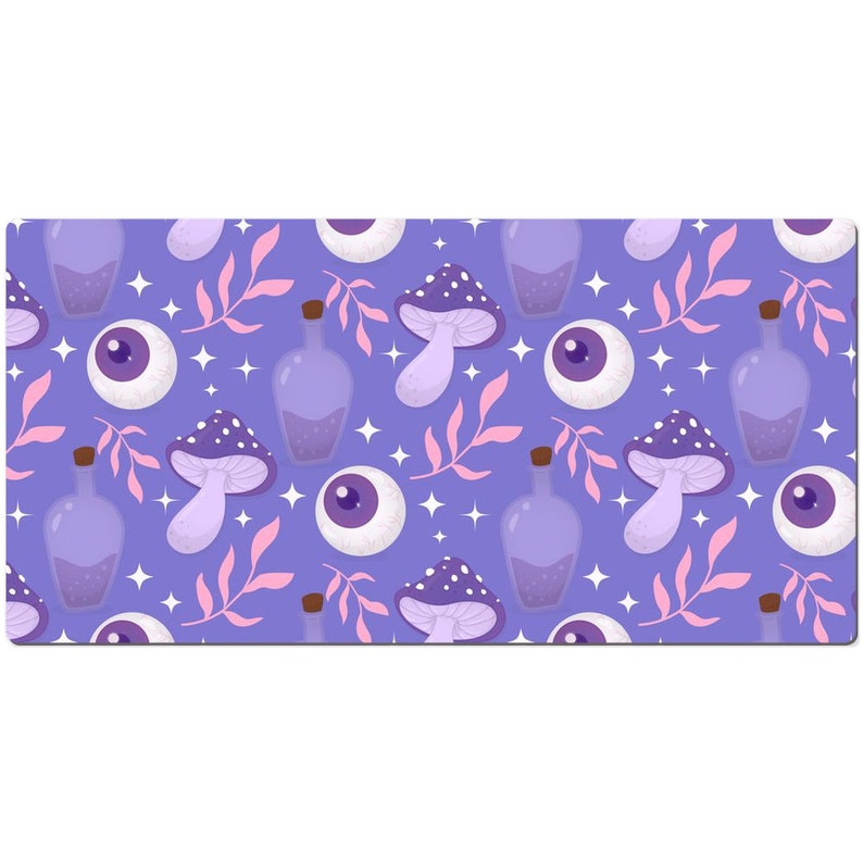 Cute Aesthetic Magical Moon Deskmat – yesmoodco