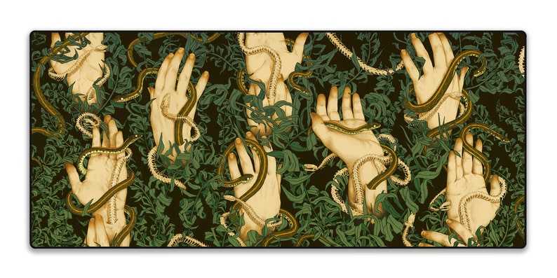 Psychosis - Desk Mat | Giant Mouse Pad - Original Artwork - Stitched Edge - Gaming Mouse Pad - Home Office Decor#2