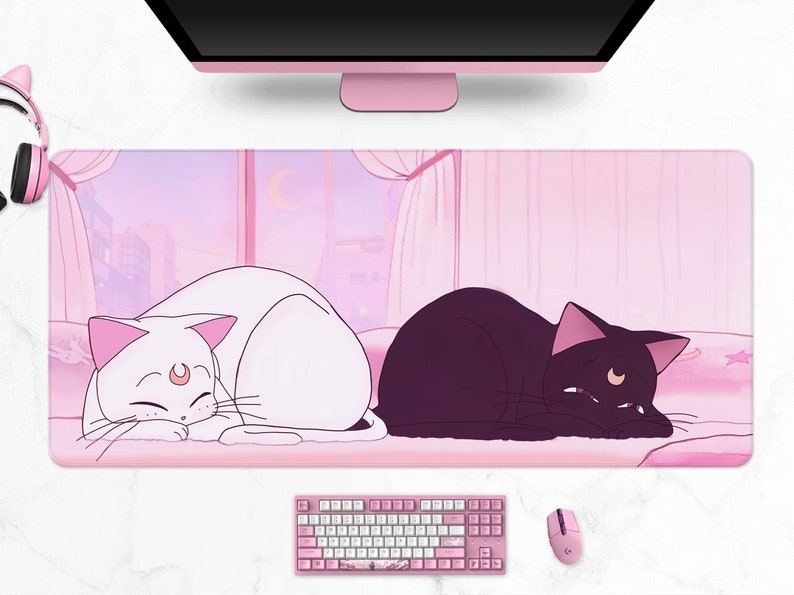 Desk Accessories Mouse Mat | Rubber Mat Anime Mouse | Accessories Mousepad  - Large Mouse - Aliexpress