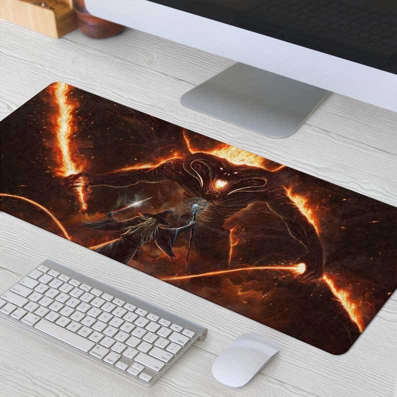 Large Gaming Desk Mat for Gamer, LOTR Mouse Mat