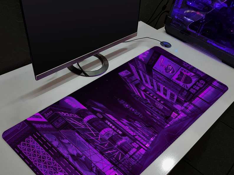 Cyberpunk 2077 XXL Desk Mat, Large Desk Mat With Print, Gaming Large Mouse  Pad 