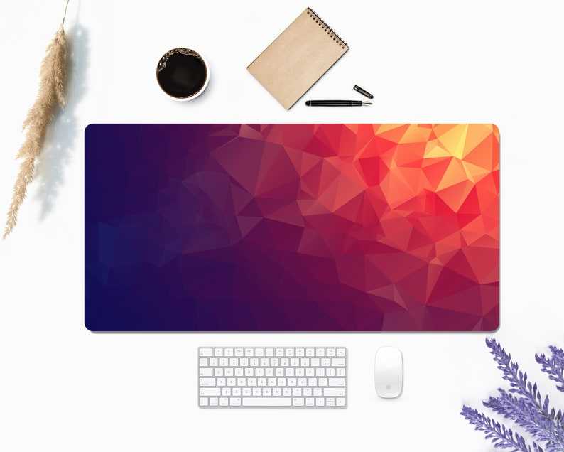 Magical Lavender Lilac Thin Desk Mat