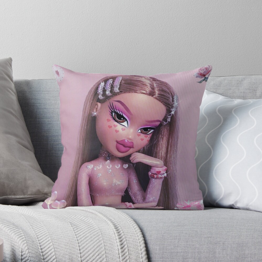2003 Bratz Cloe Slumber Party 13 3d Throw Pillow Room or Bed Decoration  Clean for sale online