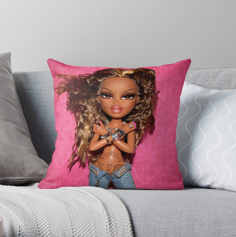 2003 Bratz Cloe Slumber Party 13 3d Throw Pillow Room or Bed Decoration  Clean for sale online