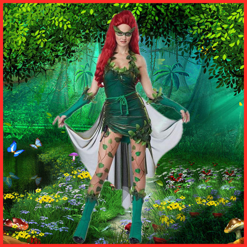 Poison Ivy Masquerade Dress Poison Ivy Cosplay