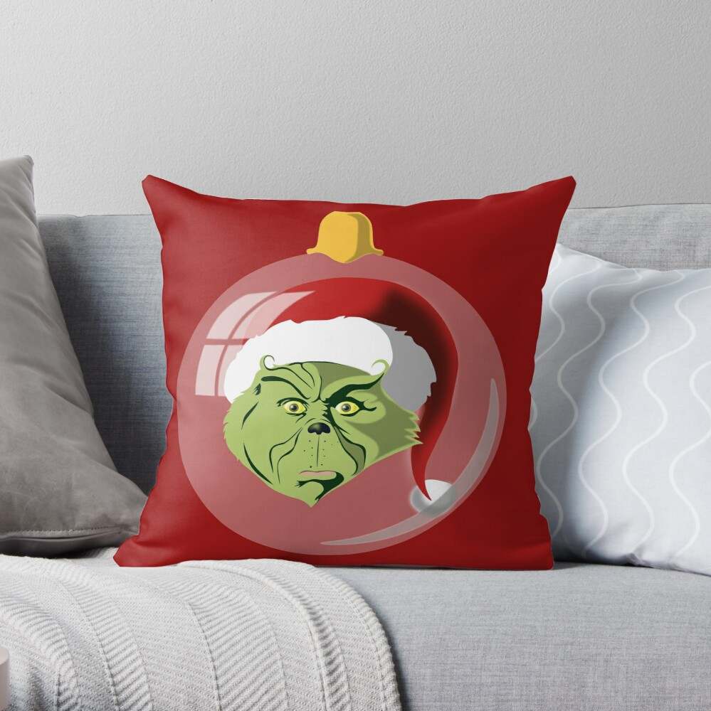 Grinch Pillow, Grinch Christmas Pillow Decor, Grinch Christmas Gift -  Stunning Gift Store