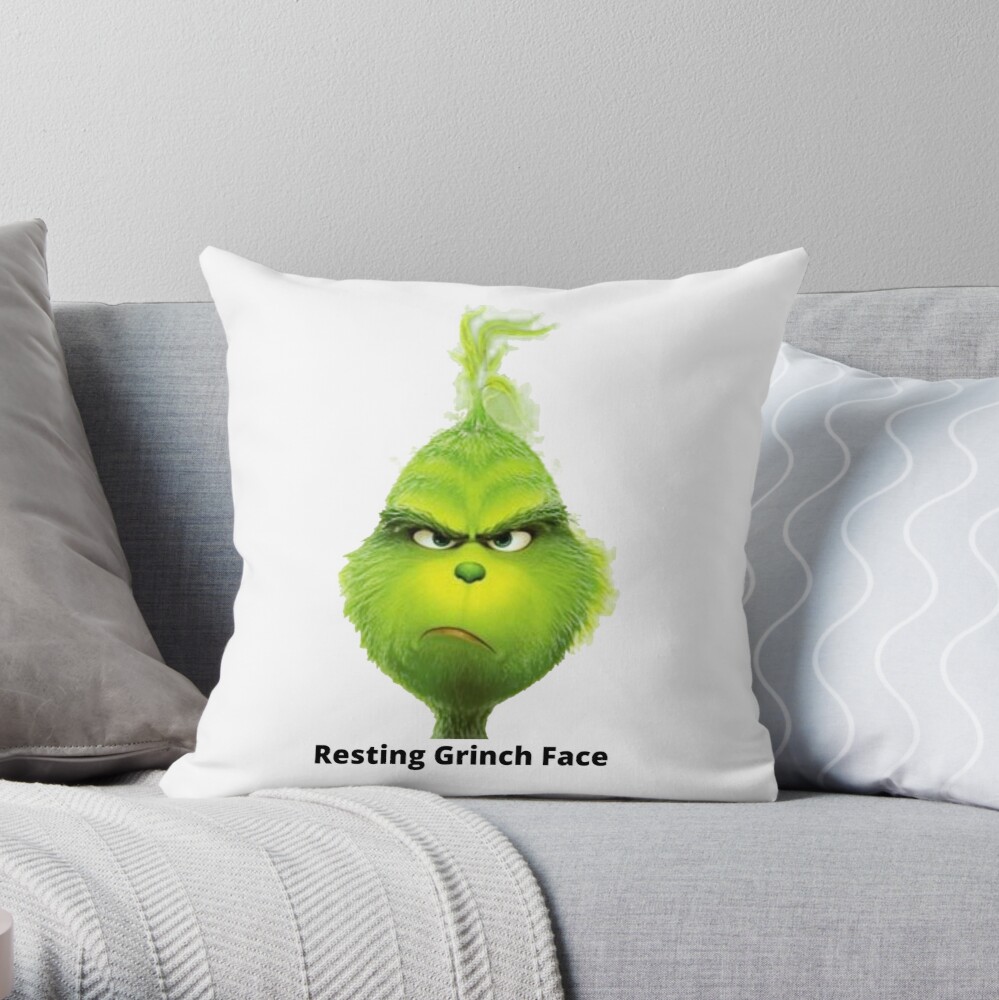 Grinch hotsell pillow cover